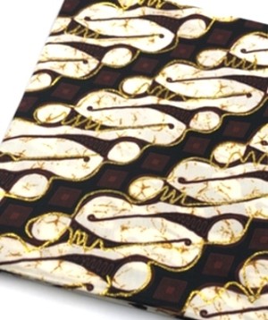 Sarong met goud motief !