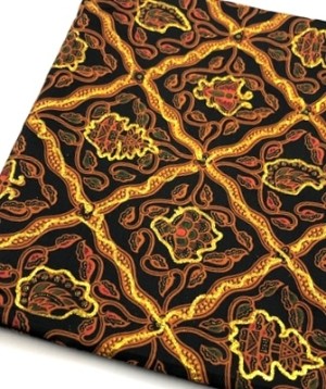 Sarong met goud motief 2